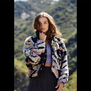 Free People Hit the Slopes Fleece Jacket